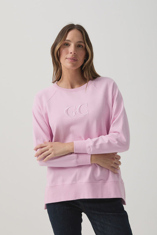 GC Logo Sweater Nosegay Pink