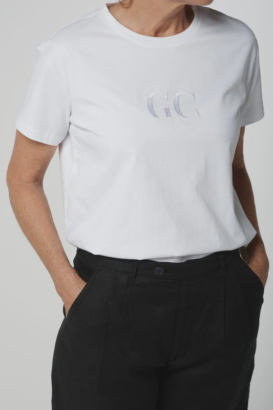 Basic Logo Tee - White