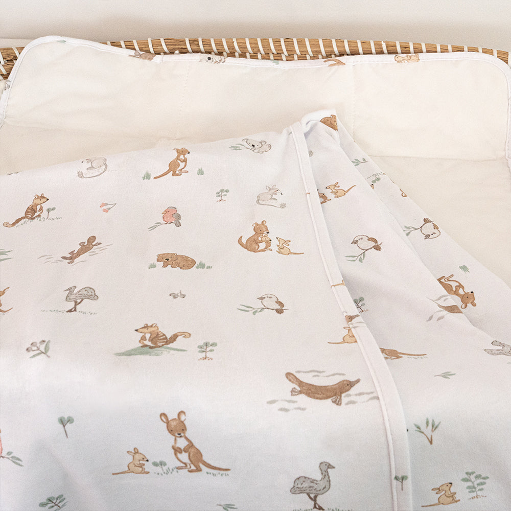 Australiana - 2 Pack Organic Swaddle Wraps