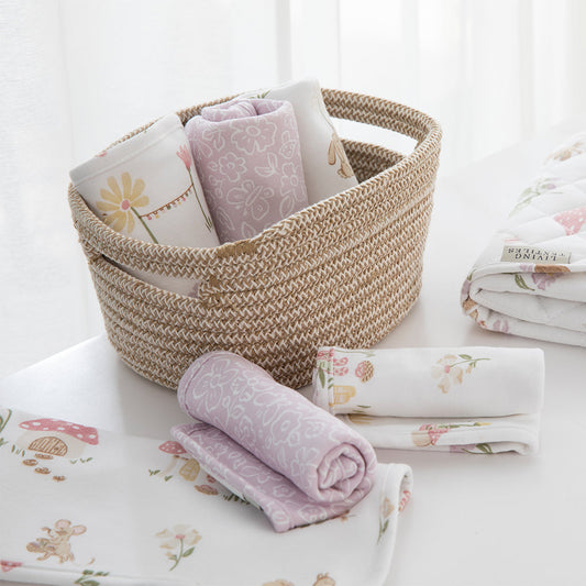 Whimsical Wonderland - 3 Pack Organic Wash Cloths