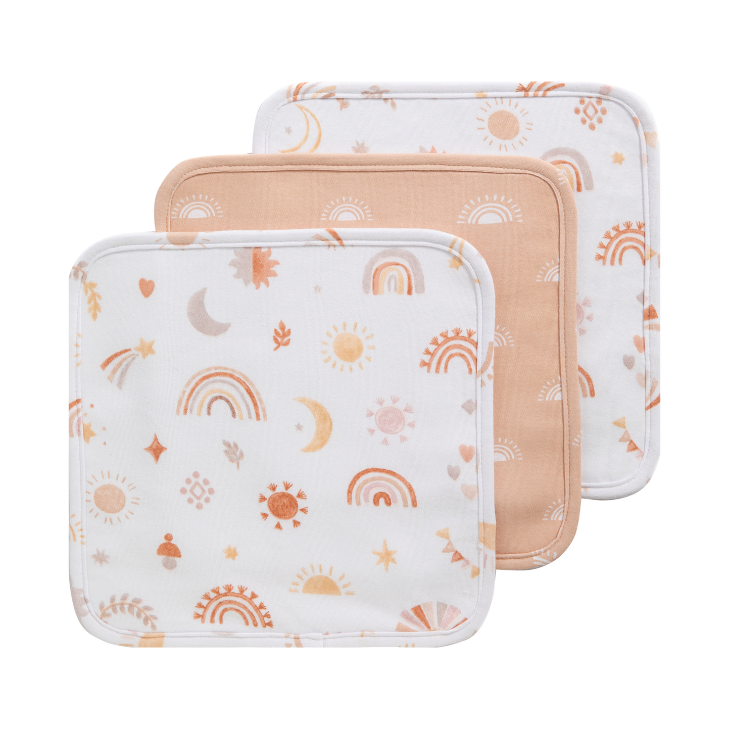 Bohemian Bliss - 3 Pack Organic Wash Cloths