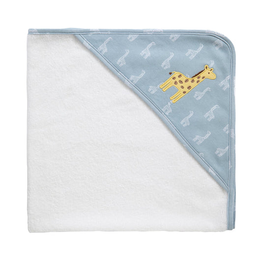 Wild Safari/Giraffe - Organic Hooded Towel