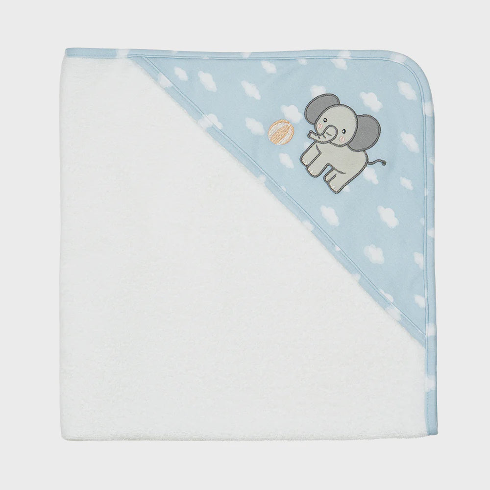 Hooded Towel - Elephant Playtime