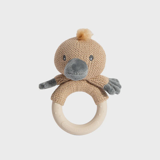 Penny The Platypus Ring Rattle