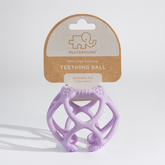 Silicone Teething Ball - Light Purple