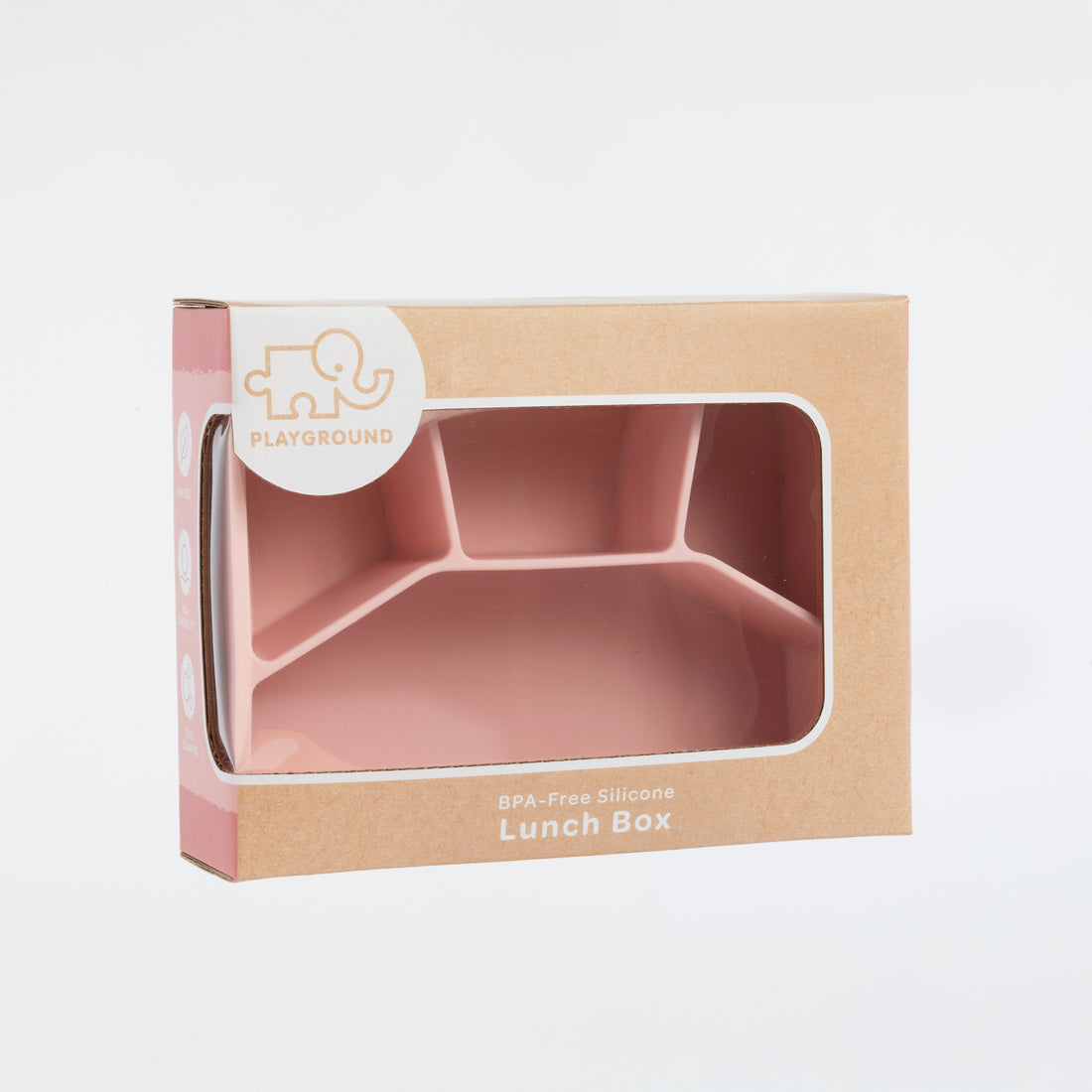 Silicone Lunch Box- Large- Light Pink