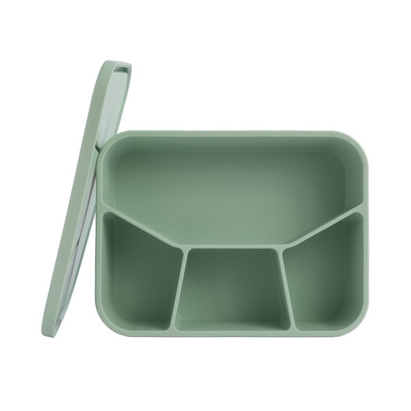 Silicone Lunch Box- Large- Light Sage