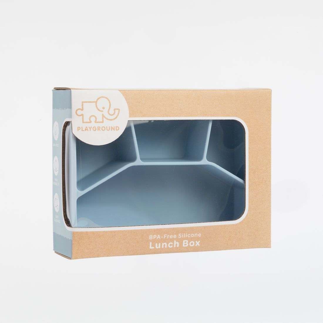 Silicone Lunch Box - Large - Dusty Blue