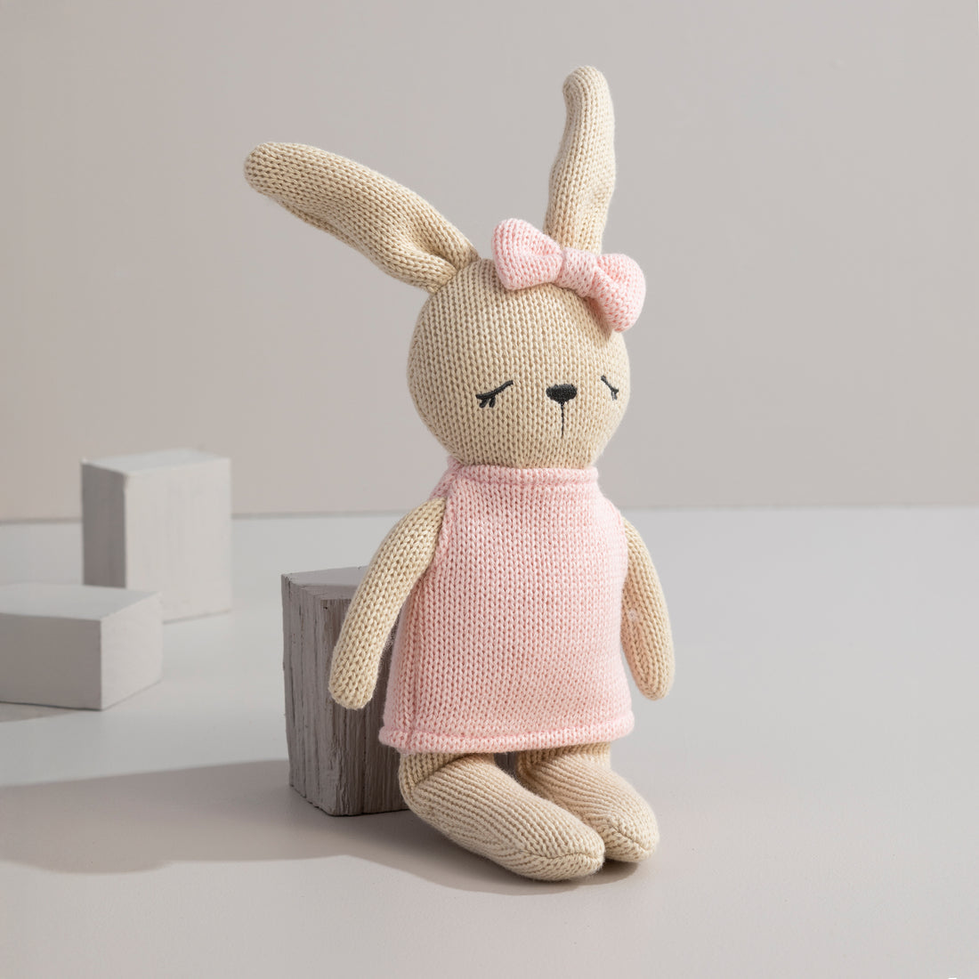 Knitted Animal Toy- Bella the Bunny