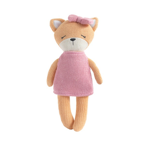 Knitted Animal Toy- Frankie the Fox