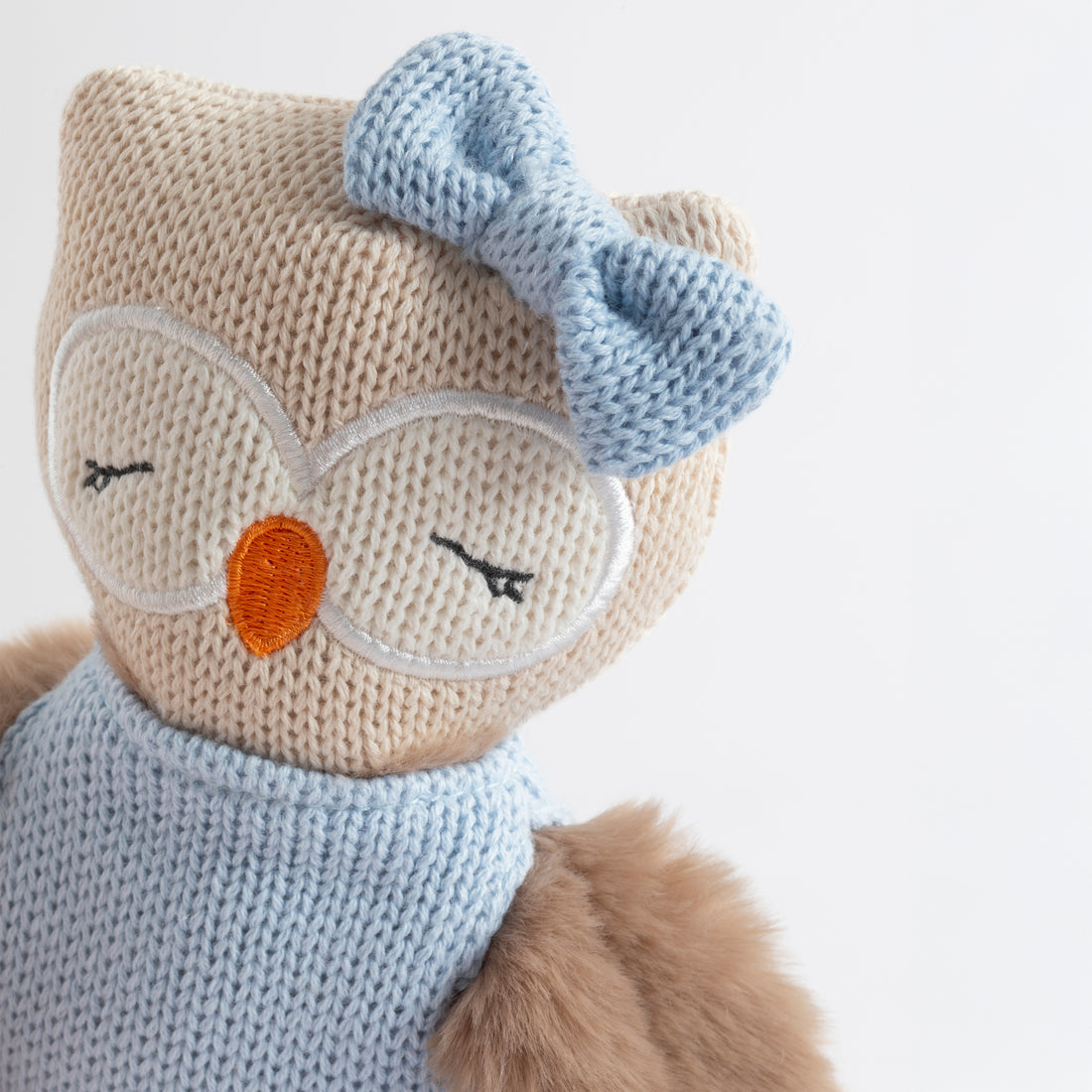 Knitted Animal Toy- Ollie the Owl