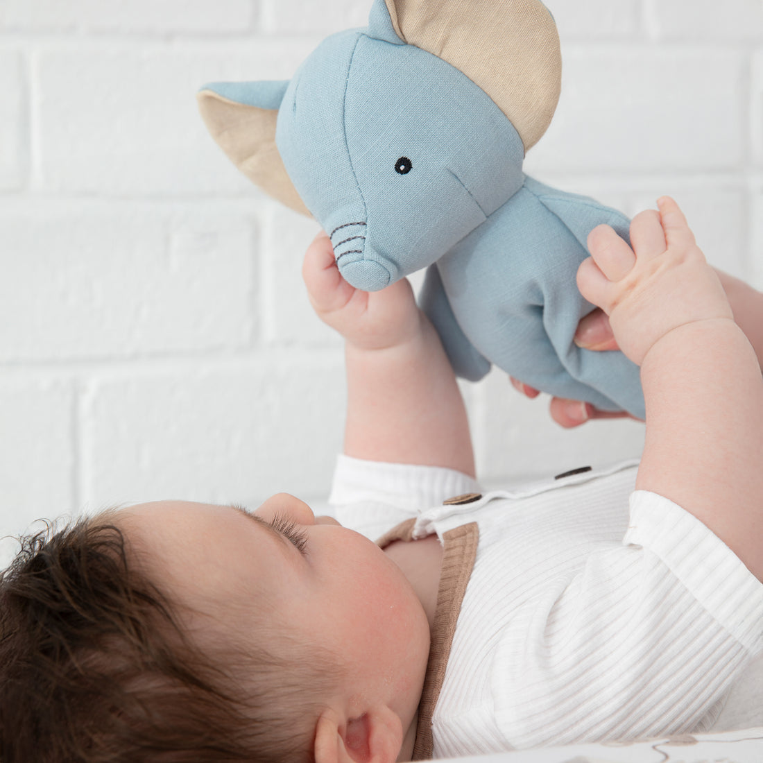 Linen Animal - Eddie the Elephant - Small