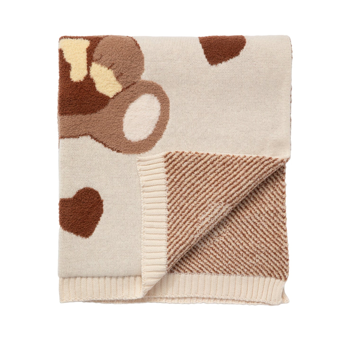 Cuddly Bear - Fluffly Jacquard Blanket