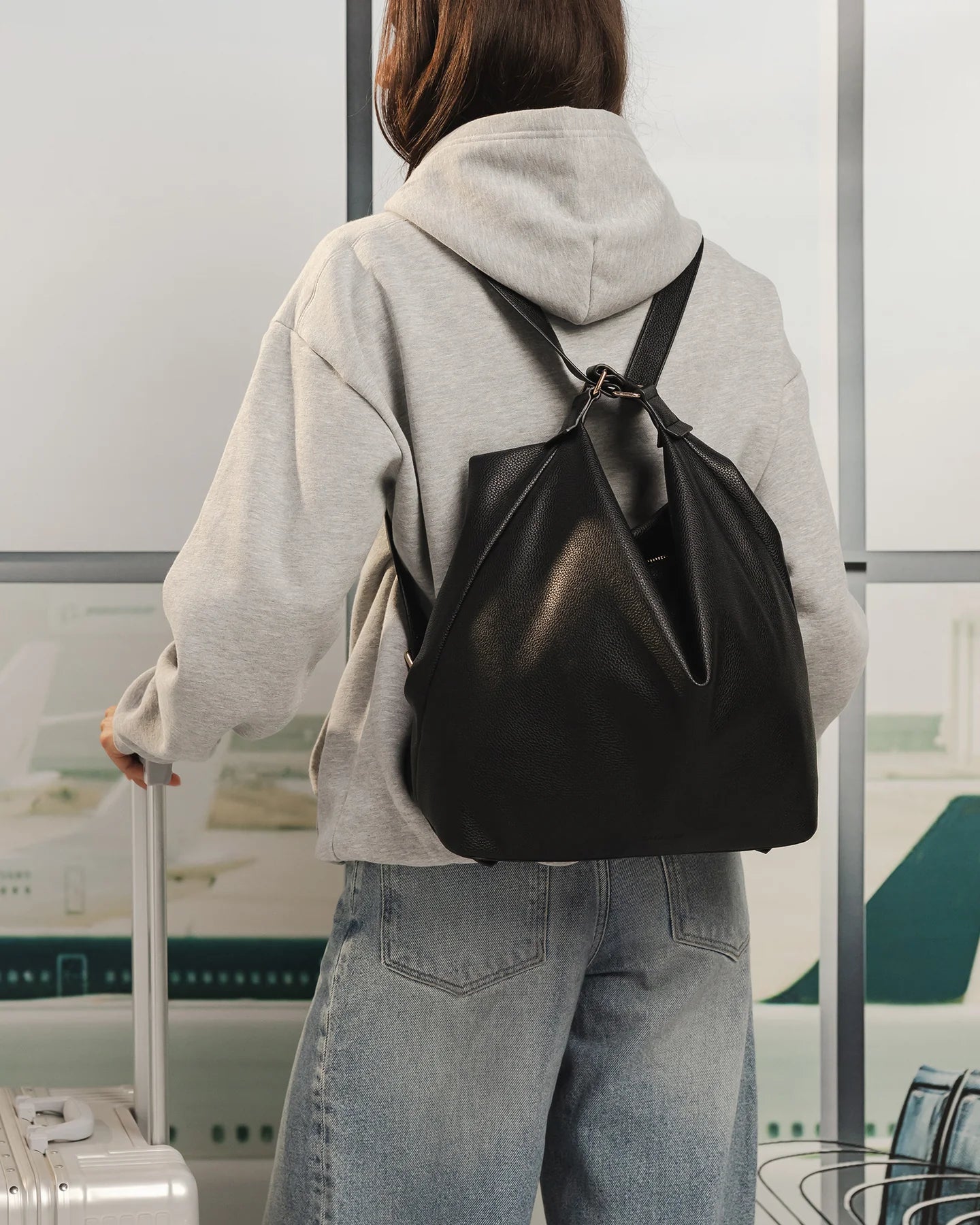 Miley Convertible Backpack - Black