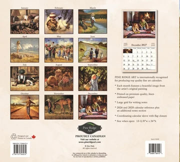 2027 Pine Ridge Bygone Days Calendar
