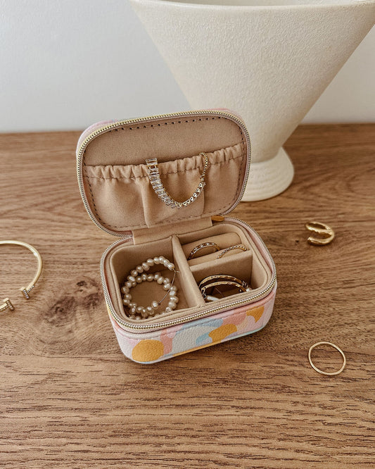 Suzie Jewellery Box - Mosaic Pastel