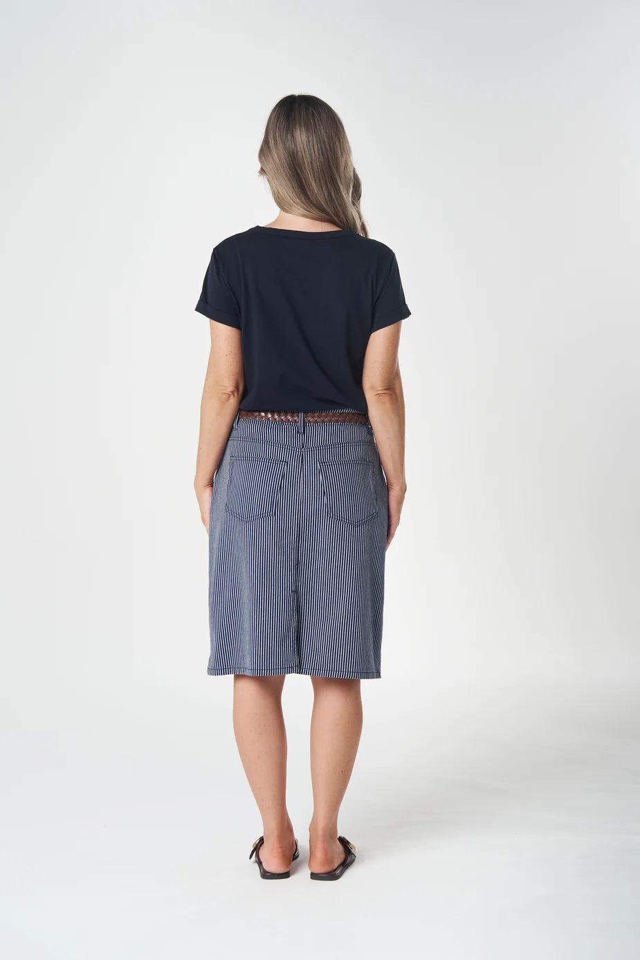 5 Pocket Stripe Skirt