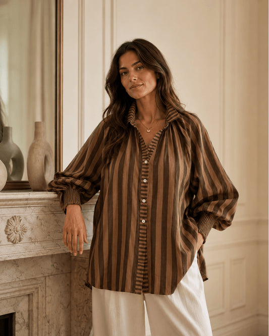 Stripe Shirt - Toffee