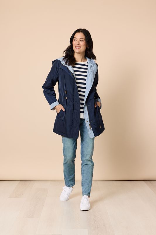 Highland Reversible Jacket - Navy Blue