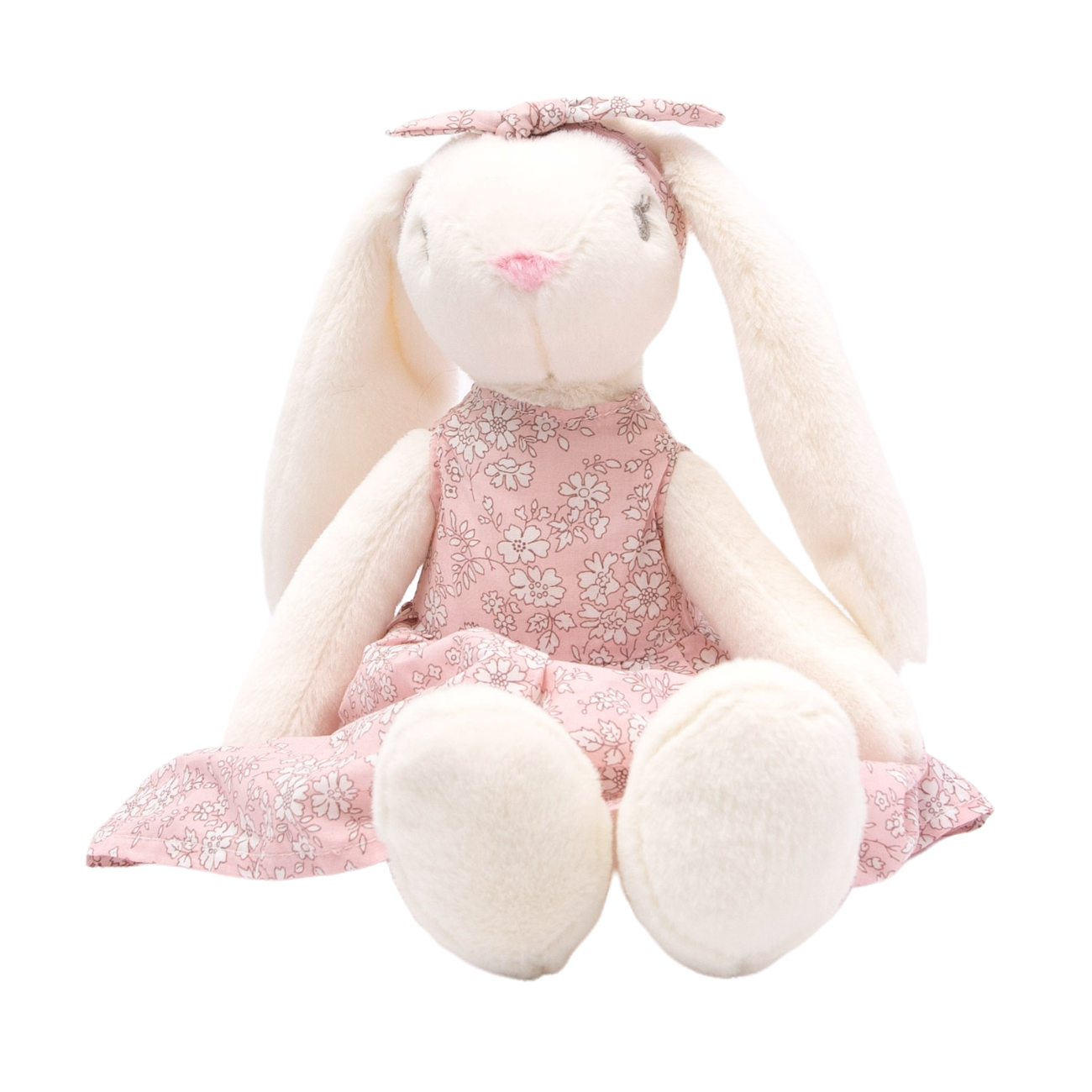 Lily the Rabbit Doll - Pink dress
