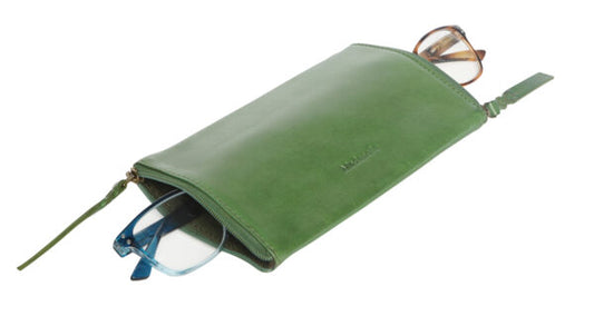 Leather Optical/Phone Case - Tan