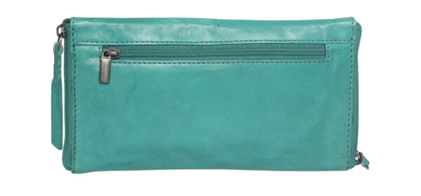 Leather Optical/Phone Case - Aqua