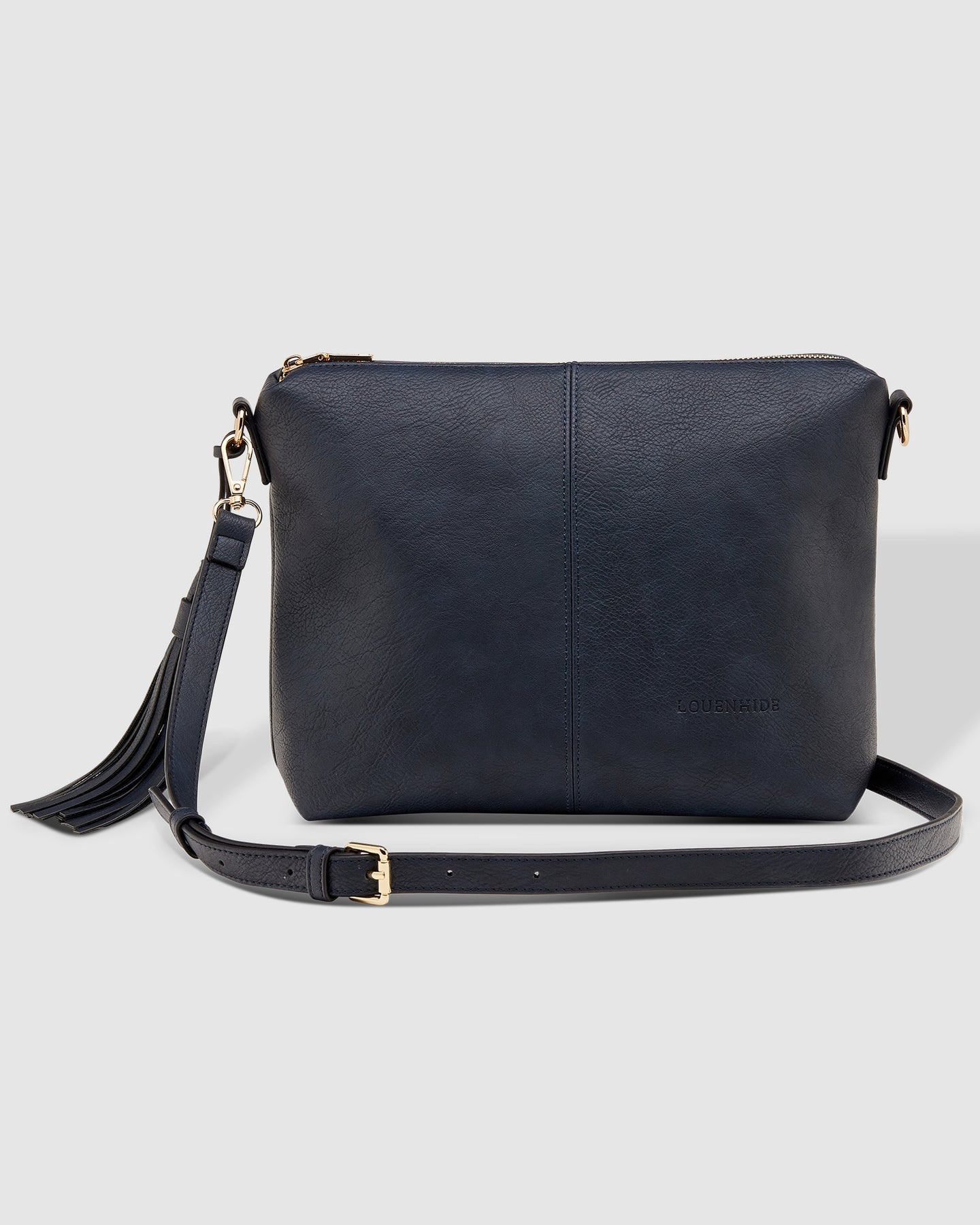 Daisy Stripe Crossbody Bag - Navy