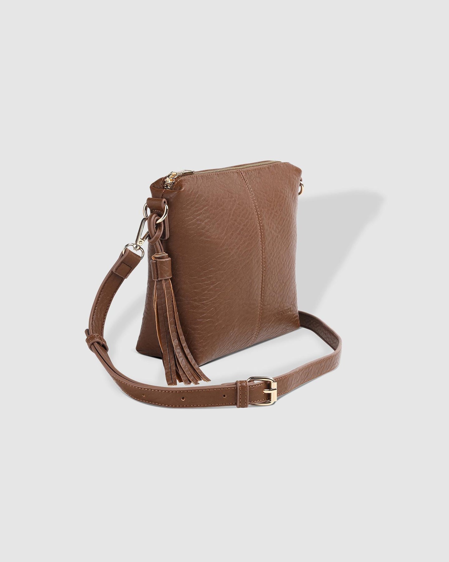 Kasey Textured Crossbody Bag - Cocoa