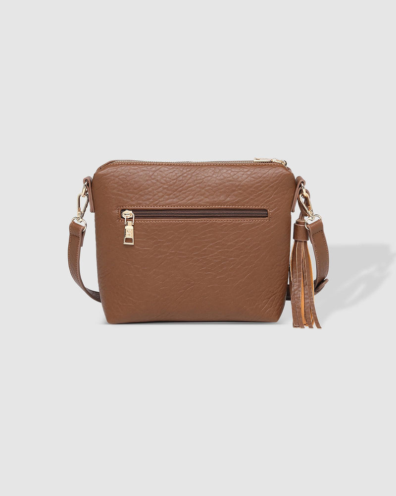 Kasey Textured Crossbody Bag - Cocoa