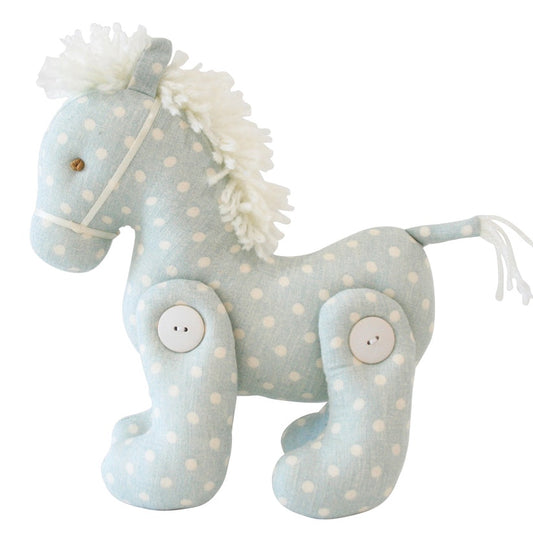 Jointed Pony 22cm Duck Egg Blue Spot