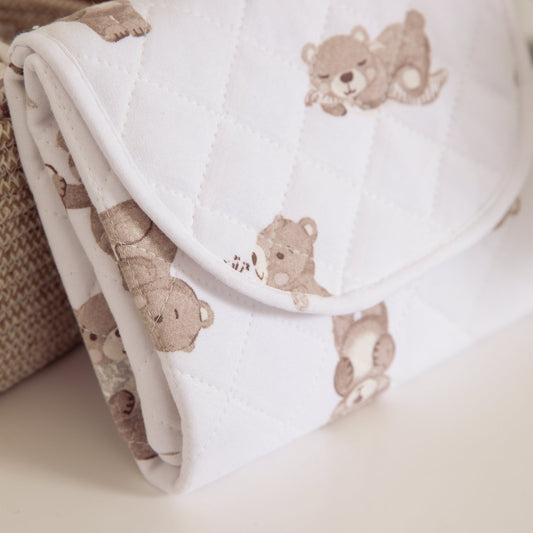 Cuddly Bear - Waterproof Travel Change Mat