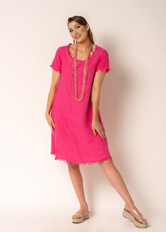 Amary Dress - Raspberry