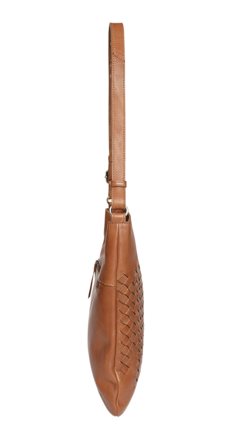 Ladies Leather Cross Body – Tan