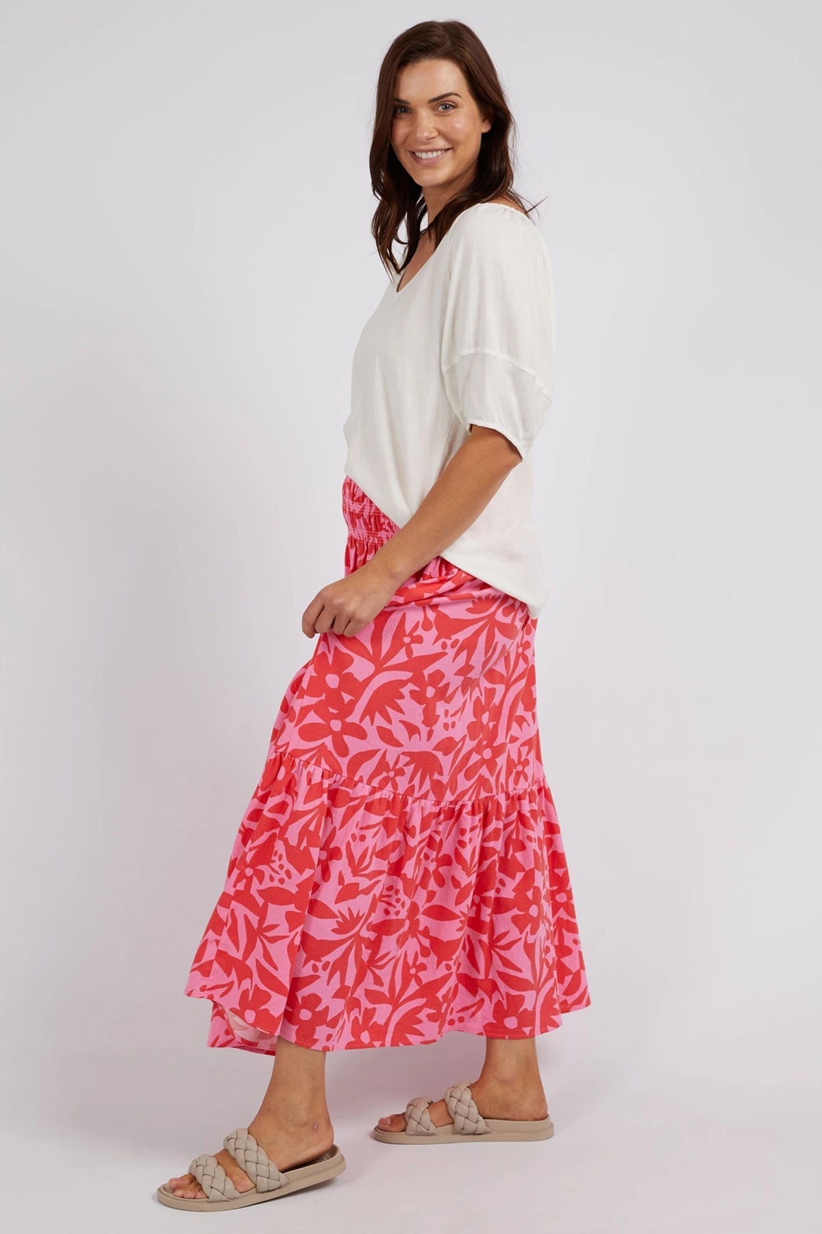 Sunset Hour Skirt Strawberry