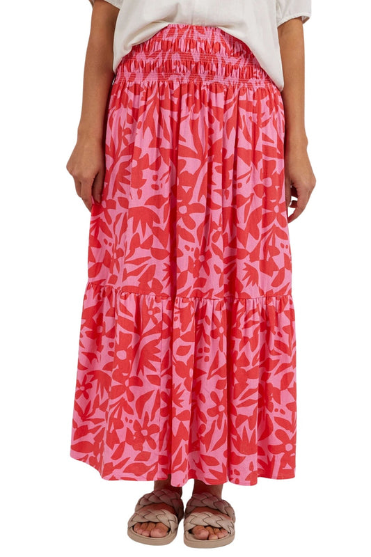 Sunset Hour Skirt Strawberry