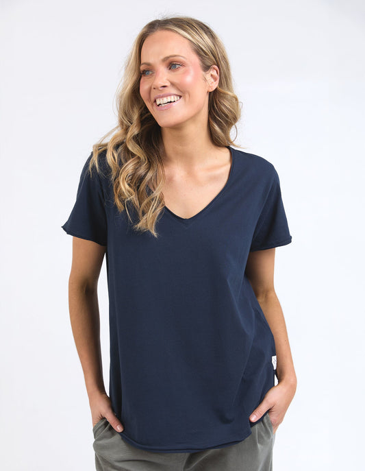 Pima Vee Tee - Navy