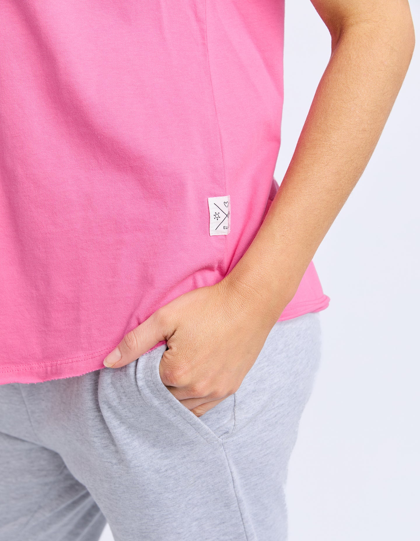 Pima Vee Tee - Aurora Pink