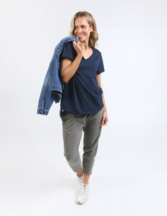 Pima Vee Tee - Navy