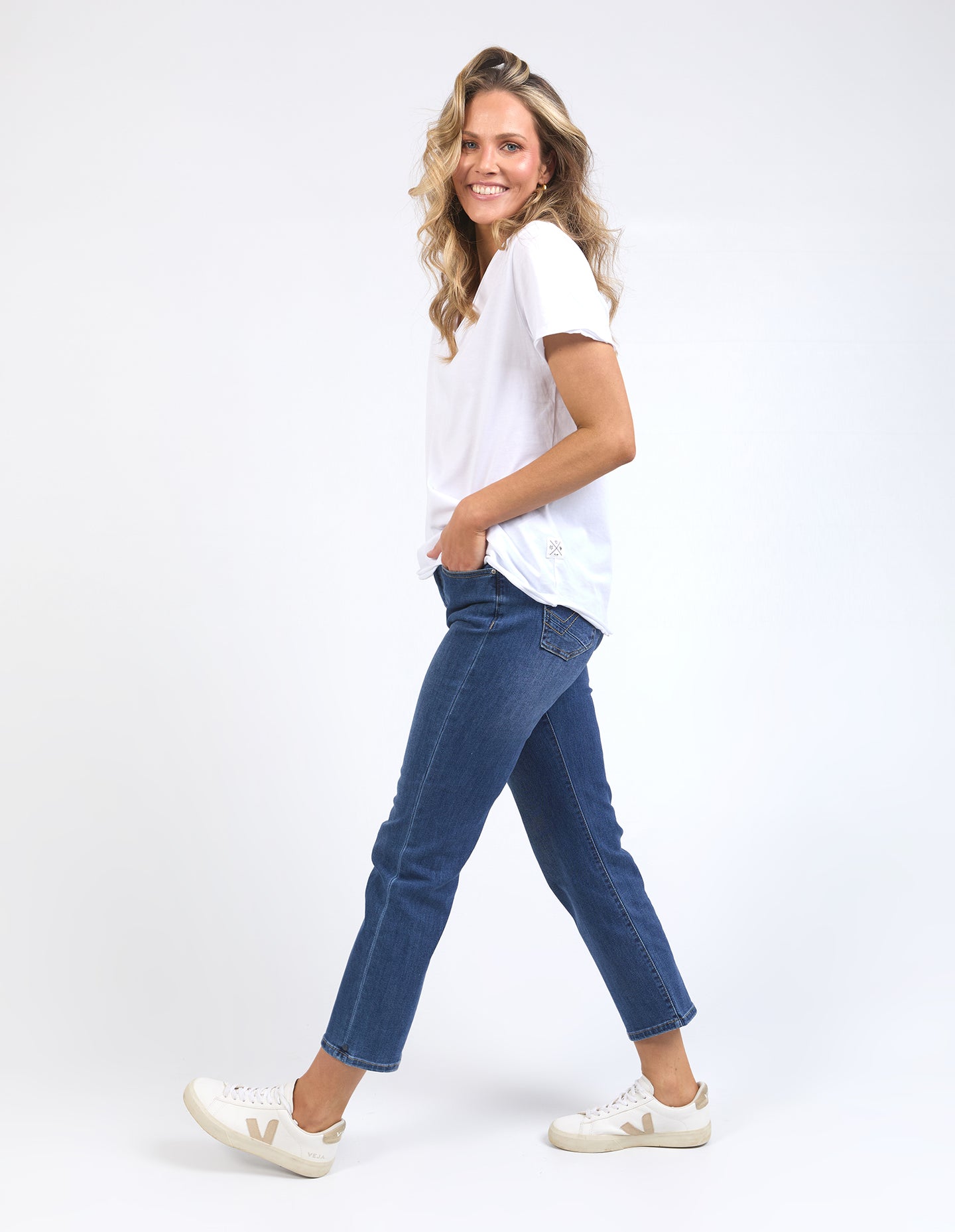 Pima Vee Tee - White