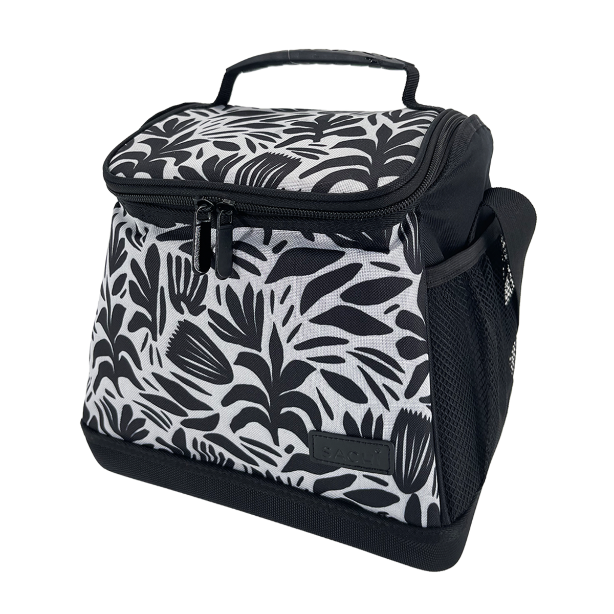 Weekender Insulated Cooler Bag Monochrome Blooms