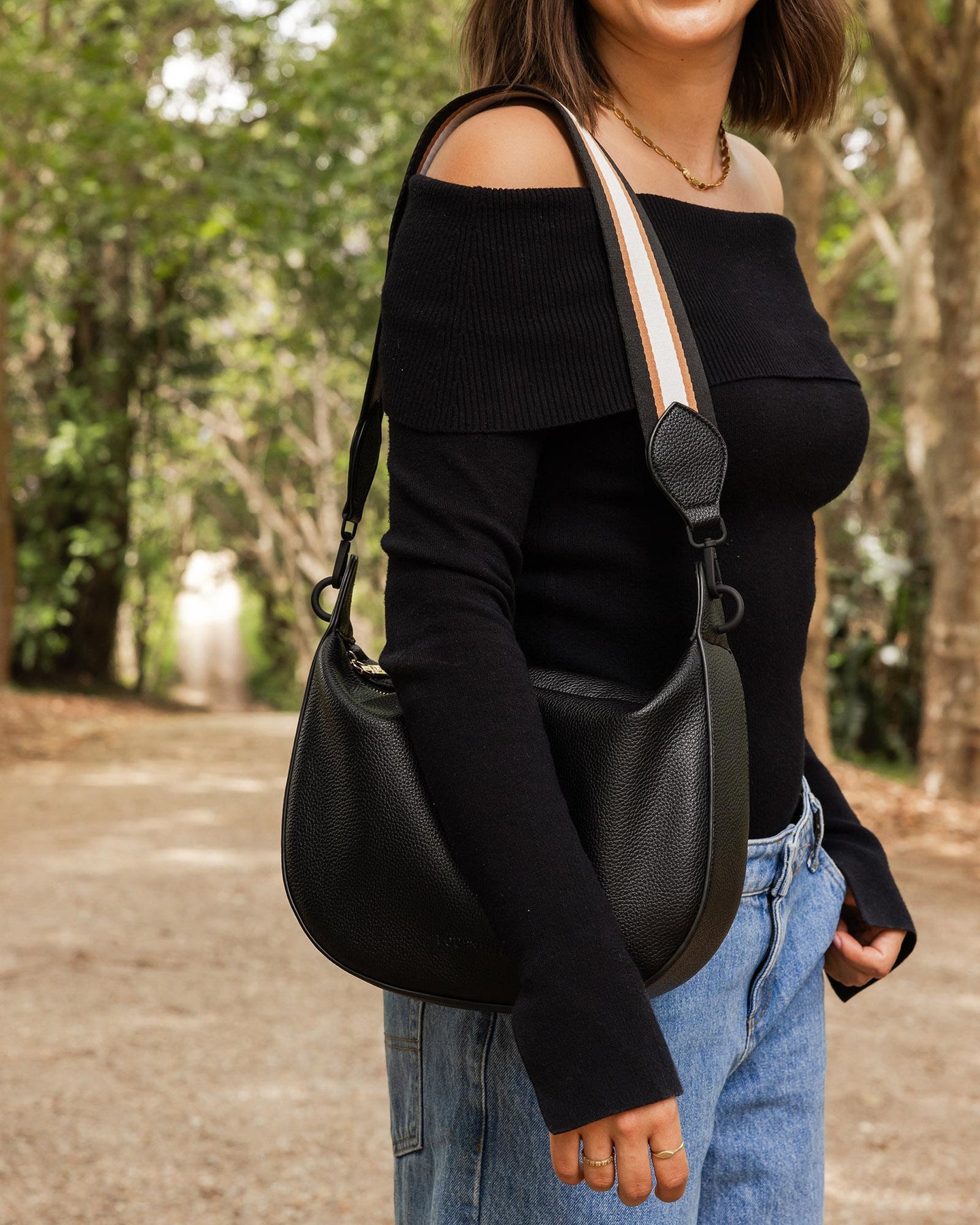 Helena Shoulder Bag - Black