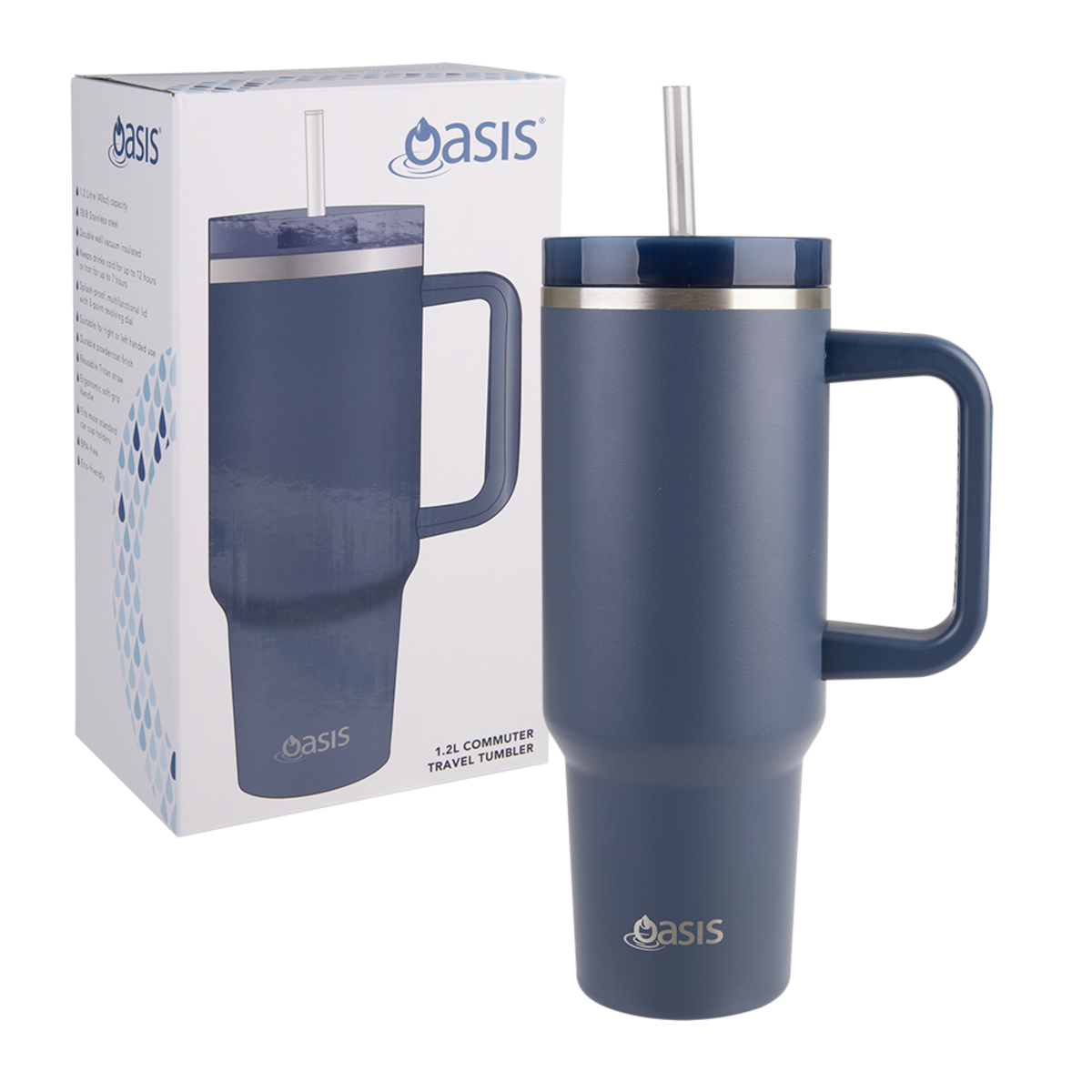 Commuter Travel Tumbler 1.2L Indigo