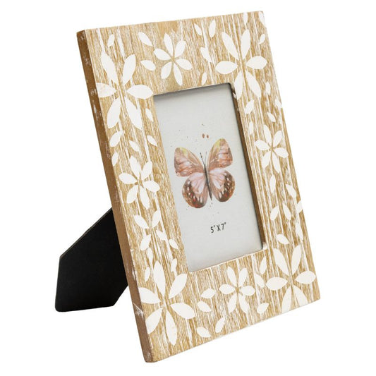 Flowers Design Photo Frame 5x7"