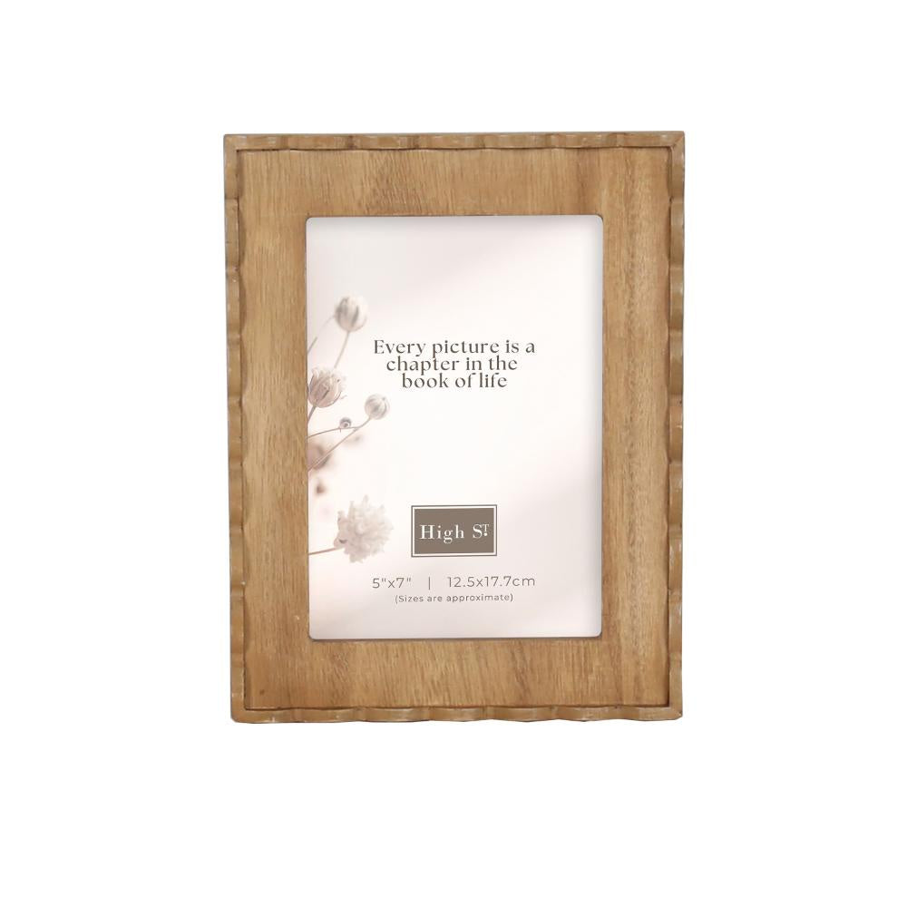 Belle Scolloped Photo Frame 5x7