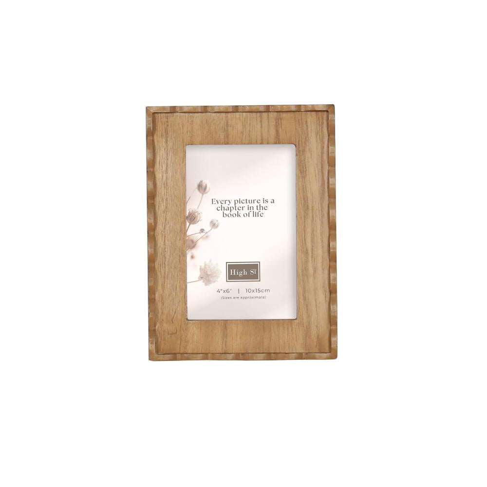 Belle Scolloped Photo Frame 4x6