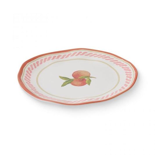 Fiesta Orange Melamine Large Plate
