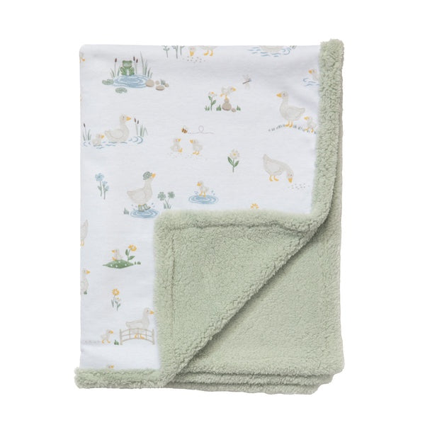 Goosey Goosey - Organic Jersey Sherpa Blanket