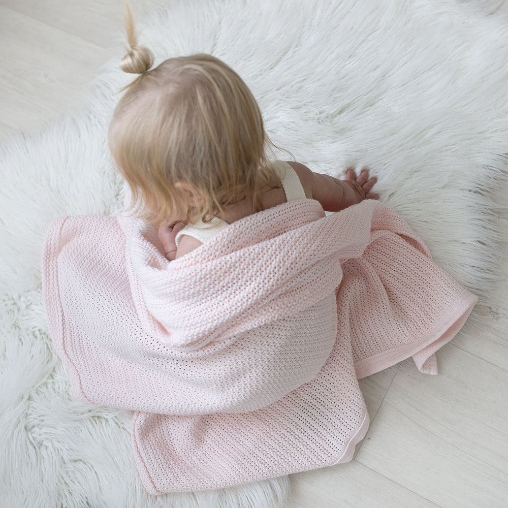 Cot Cell Blanket Rose Quartz