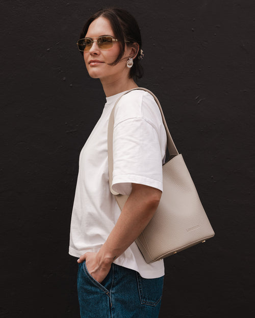 Miranda Bucket Bag - Almond