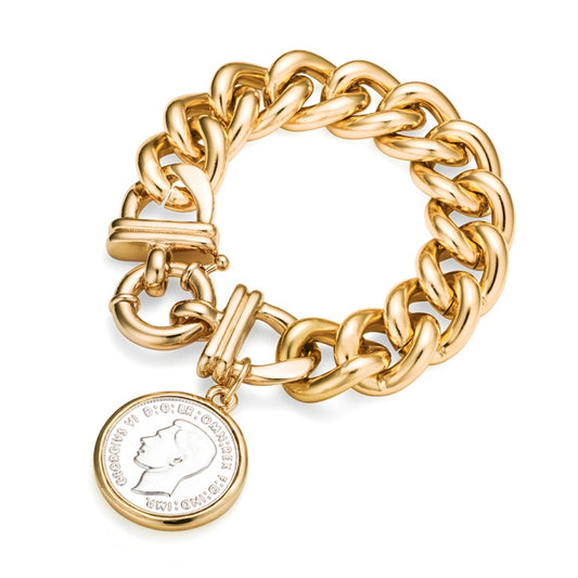 Allure Bracelet Coin - Gold